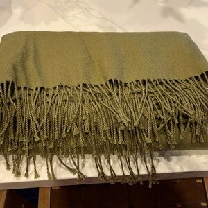 Crate and Barrel blanket -Lima alpaca throw